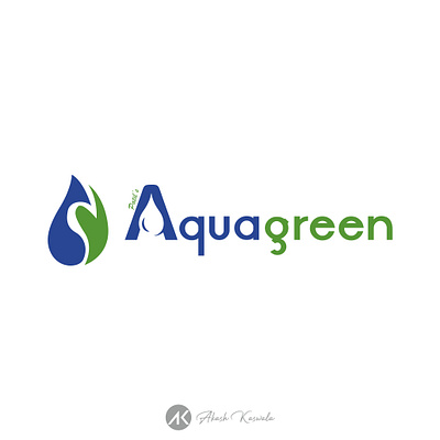 Aquagreen Logo Design branding graphic design logo logo design