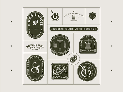 Books & Bevs - Brand Identity Design adobe illustrator branding design graphic design ill illustration logo ui