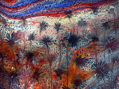 Relax And Unwind: Try The Balloon Kiss Acrylic Pouring Technique acrylic acrylic paint art branding design illustration paintings pouring tutorial