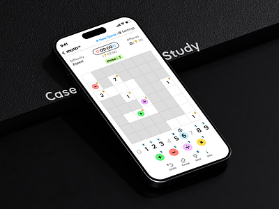 Math Puzzle Game App animation brain game branding crossbit crossword design game grid game logic game math math game mobile mobile app puzzle puzzlegame riddle rubiks cube sudoku ui ux