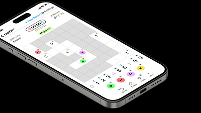 Math Puzzle Game App animation brain game branding crossbit crossword design game grid game logic game math math game mobile mobile app puzzle puzzlegame riddle rubiks cube sudoku ui ux