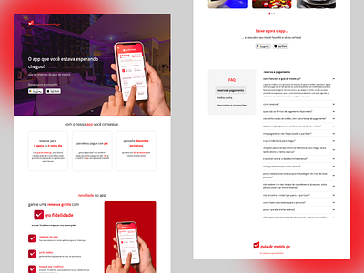 Landing Page Motel design landing page motel site ui web