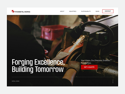 TitanMetal Works ui web