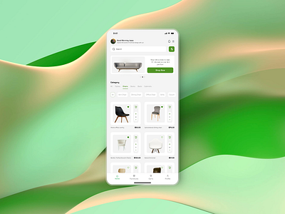 A Furniture App UI Exploration app design branding design furniture furnitures graphic design mobile app product design ui ui design user interface