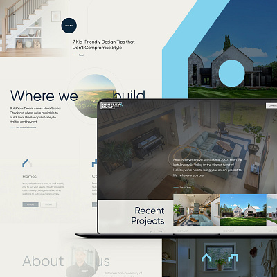 Bentley Built Website construction home builder madewithxd modern ui ux web design wordpress