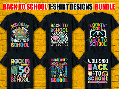 Back To School T-Shirt Designs Bundle,Typography back to school t shirt back to school vector clothing custom shirt design custom t shirt custom t shirt design design fashion design graphic t shirt design illustration merch design merchbyamazon shirt design t shirt design t shirt design ideas t shirt design mockup t shirt design online teespring trendy t shirt trendy t shirt design