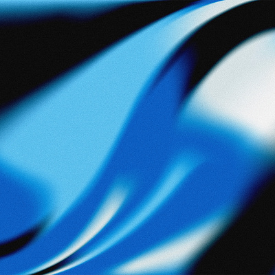 Abstract art #13 - Into the sea blue grainy sea