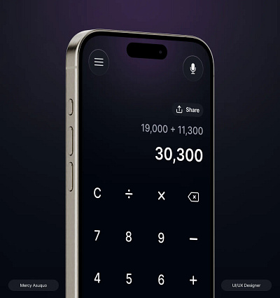 Calculator application app figmadesign ui uidesign uiux