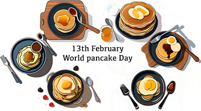 World Pancake Day Animation/Illustration 3d animation artwork branding design graphic design illustration logo ui vector