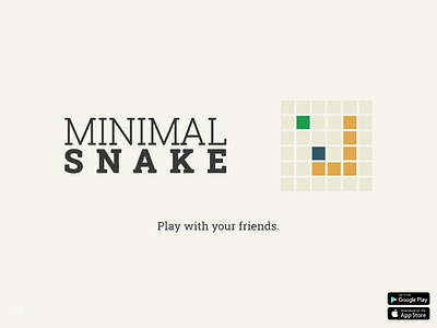 Minimal Snake • Strada Minigames android app design game graphic design ios mobile snake ui ux