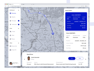 Effortless Logistics Management - Sleek Admin Dashboard UI admin admin dashboard colors dashboard lists management tables ui ux