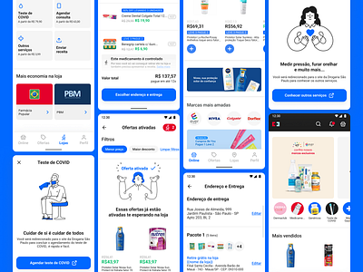 Drugstore app app design drugstore health ui ux