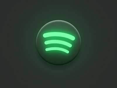 Spotify Icon dailyui design icon mobile ui ui design