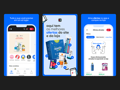 Drugstore app — Google Play Canvas app store design drugstore google play graphic design identity layout ui ux visual