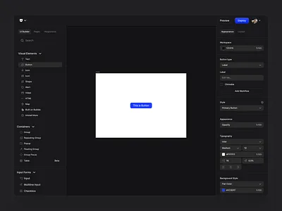 No Code App Builder app app builder dashboard logo no code product design ui user interface ux web design