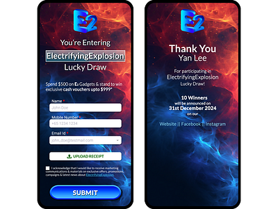 Retail Lucky Draw form brand engagement brand engagement platform branding customer engagement digital marketing digital voucher evoucher lucky draw system promotion publicity retail lucky draw reward management user retension voucher vouchermatics