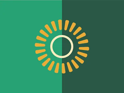 Middle Ground Compendium: Week 140 "Sunshine" art branding circle green illustration middle ground made outdoor sun sunshine typography yellow