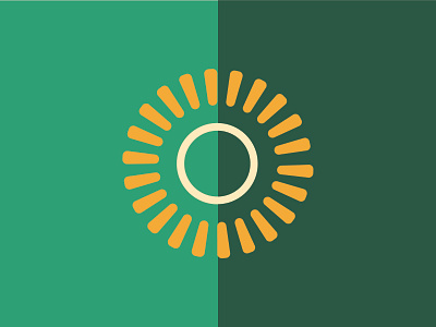 Middle Ground Compendium: Week 140 "Sunshine" art branding circle green illustration middle ground made outdoor sun sunshine typography yellow