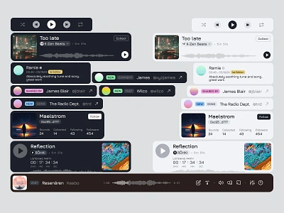 Music NFT app UI app design eth minimal music nft product song ui