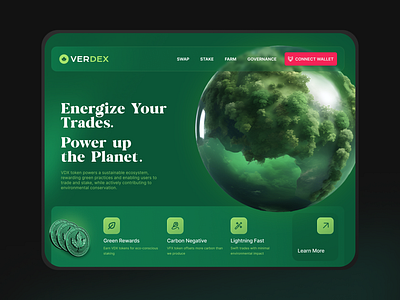 VERDEX - Green Decentralized Crypto Exchange base ecosystem blockchain crypto cryptocurrency defi digital product ecosystem environmental ethereum ipad pro solana ux design ux ui web web design