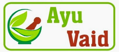 Logo AYU VAID Designer Rajneesh Bansal Owned by Ipsa Labs branding colour theory creative design graphic design herbal herbs illustration logo modern natural natural product naturopathy organic packaging product typography vector