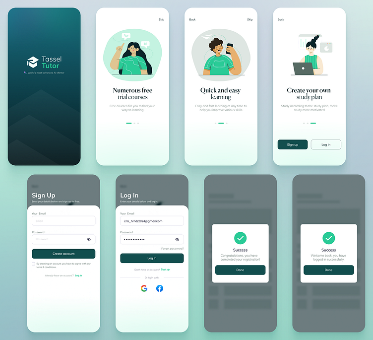 Mobile Onboarding Flows by Carlos Hernandez on Dribbble