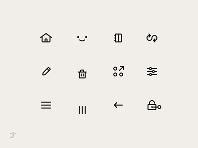 New Case Study – Journaler (Mobile App) app concept custom icons design icon pack iconography line icons mood icons mood tracker ui