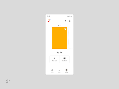 New Case Study – Journaler (Mobile App) after effects animated prototype animation app concept design journal app mobile app prototype swipe animation ui