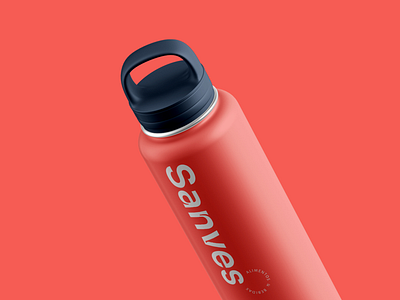 Sanves bottle brand brand identity branddesign corporate delivery design drink food graphic design logo mockup squeeze visual identity