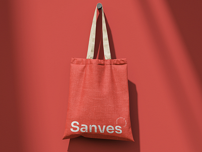 Sanves bag brand brand identity branddesign corporate delivery design drink food graphic design logo mockup tote bag visual identity