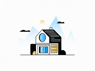 House Illustrations 2d 2d art 2d illustration art home automation house house icons icons illustration illustrator available for hire minimal icon