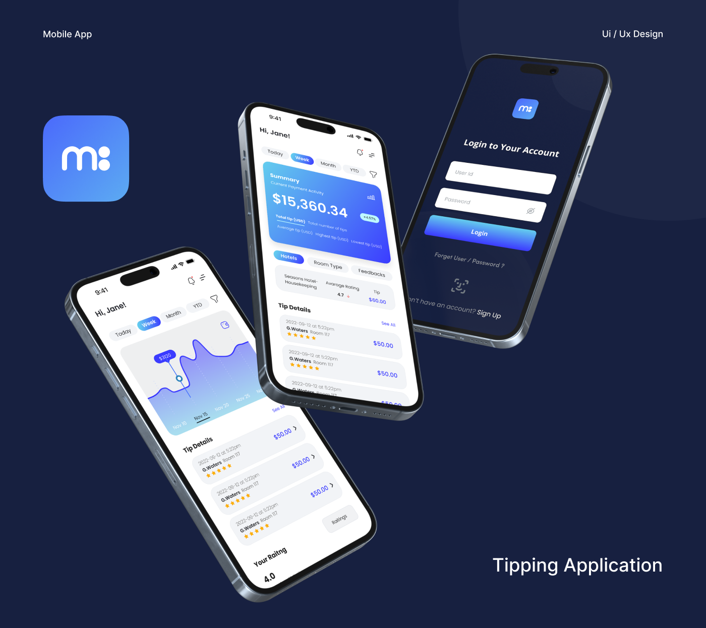 Example of Mobile App UI UX Design