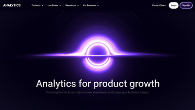 SAAS Website for analytics design figma landing page saas ui uiux ux web