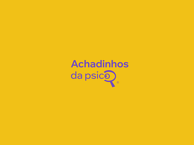 Achadinhos da Psico brand brand identity branddesign design graphic design health logo psychiatry psychology therapy visual identity