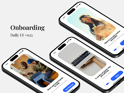 Onboarding - Daily UI #023 daily ui daily ui 23 figma mobile app design onboarding page ui ui design uiux ux design