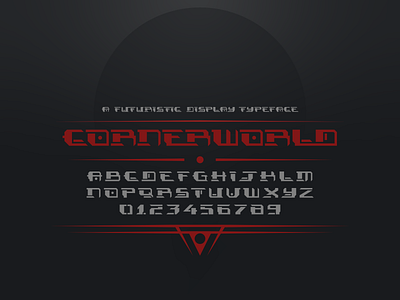 Cornerworld — Typeface Design branding graphic design logo typography