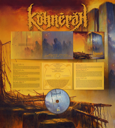 Kohnerah — Album Layout Design album layout design cd cover digipak graphic design layout design logo