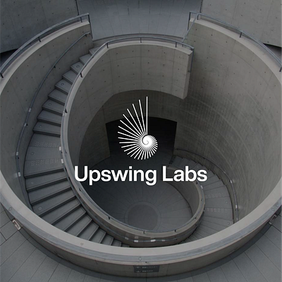 upswing labs logo concept goldenration upswing