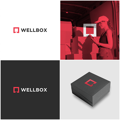 Wellbox Logo and Packaging Design icon