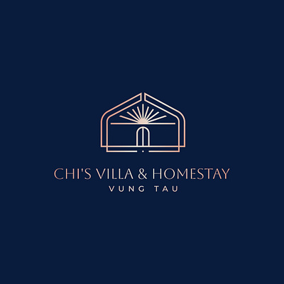 CHI'S VILLA & HOMESTAY | LOGO DESIGN & BRAND IDENTITY branding logo