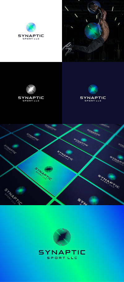 Synaptic Sport LLC Logo Design modern