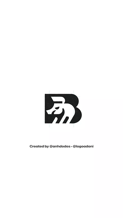 Letter B boar wild animal typography logo for sale 3d anhdodes animation boar logo branding design graphic design illustration logo logo design logo designer logodesign minimalist logo minimalist logo design motion graphics pig logo ui