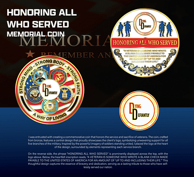 HONORING ALL WHO SERVED MEMORIAL COIN comemorative