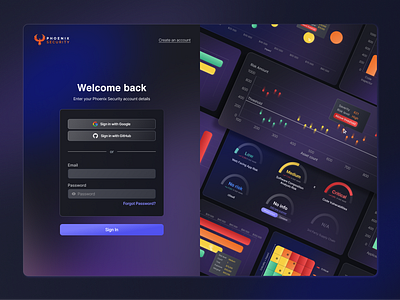 Welcome Page Cybersecurity Platform cybersecurity design interface platform ui ux