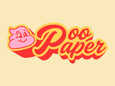 New Work — Poo Paper Toilet Targets branding character color design graphic design logo logo design mascot poo toilet wordmark