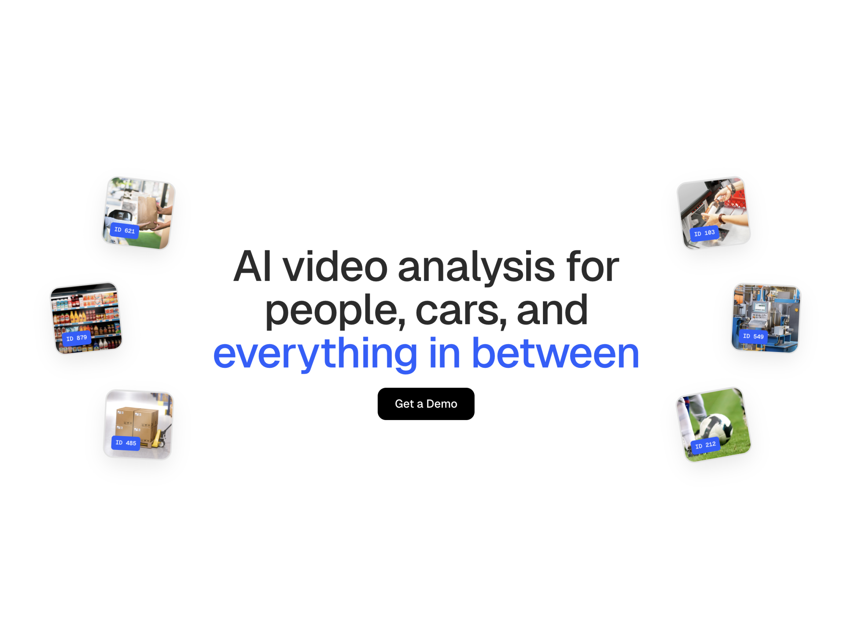 AI Video Website Hover Interaction ai deck hero homepage hover illustration interaction landing page module page pitch tech ui video web web design website