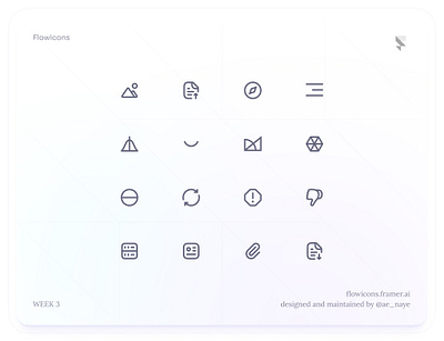 Flowicons Week 3 figma icon pack icons ui ui kit