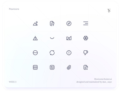 Flowicons Week 3 figma icon pack icons ui ui kit