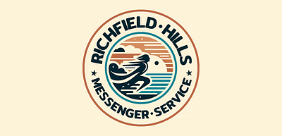 Richfield-Hills-Messenger-Service-1600 app branding design graphic design illustration logo logos typography ui vector