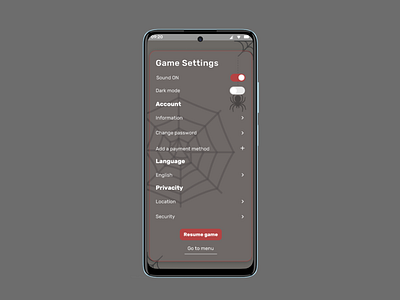 Game Settings dailyui figma game settings ui ux